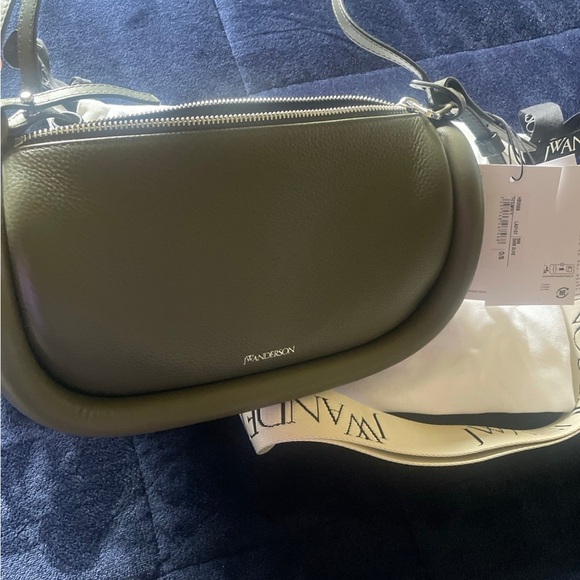 J.W. Anderson Olive Bumper Bag